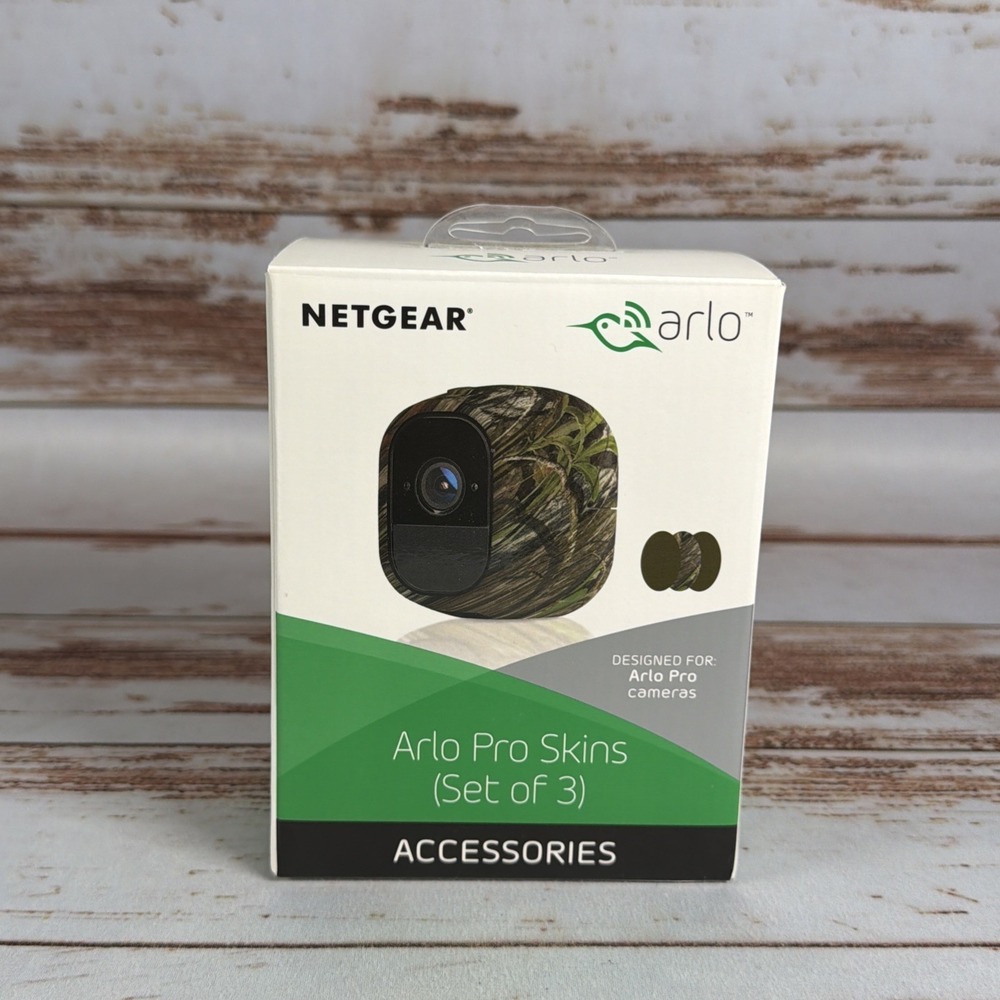 Netgear Arlo Pro Skins Camouflage 3 Pack New Sealed Rare